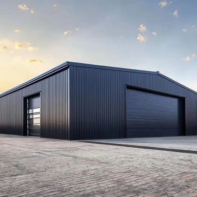 LANJING Industrial Contemporary Steel Structure Building Warehouse For Secure Storage